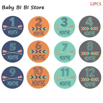 12 Pcs/set 1-12 Month Sticker Baby Photography Milestone Memorial Monthly Newborn Kids Commemorative Card Number Photo Props
12 Pcs/set 1-12 Month Sticker Baby Photography Milestone Memorial Monthly Newborn Kids Commemorative Card Number Photo Props