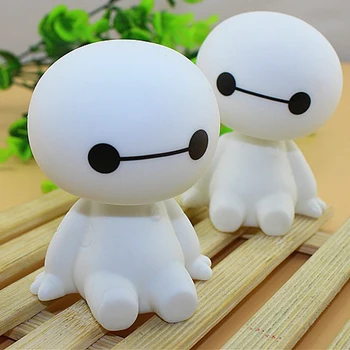 Car Ornament Cute Shaking Head Baymax Robot Decoration Auto Interior Dashboard Bobble Head Toys Accessories Gift
Car Ornament Cute Shaking Head Baymax Robot Decoration Auto Interior Dashboard Bobble Head Toys Accessories Gift