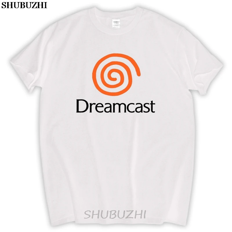 Мужская забавная Новинка Dreamcast sega Logo черная футболка с коротким рукавом принтом