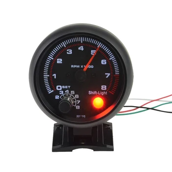 Hot 3.75" Car Universal Black Tachometer Gauge White Inter Shift light 0-8000 RPM
Hot 3.75" Car Universal Black Tachometer Gauge White Inter Shift light 0-8000 RPM