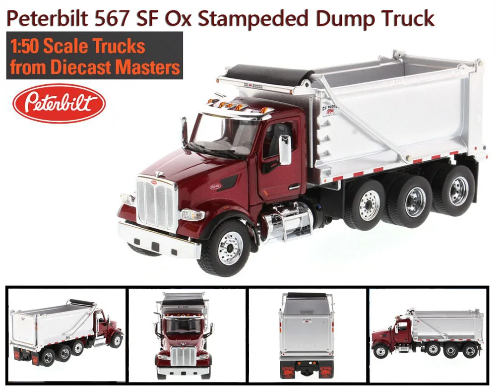 New DM 1/50 Peterbilt 567 SF Ox Stampeded Dump Truck by Diecast Masters 71077 for collection
New DM 1/50 Peterbilt 567 SF Ox Stampeded Dump Truck by Diecast Masters 71077 for collection