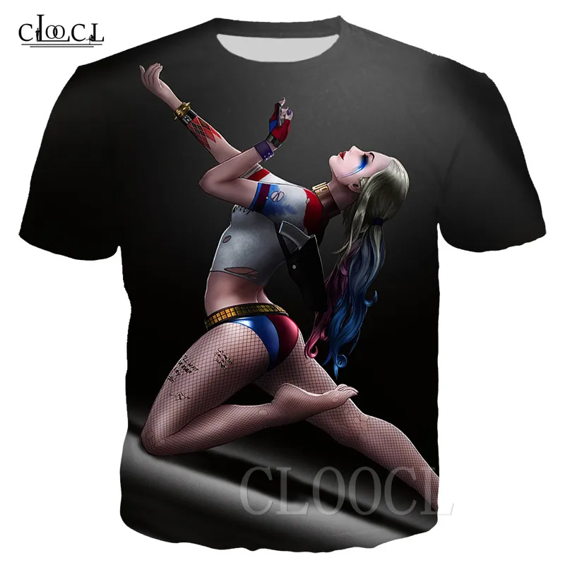 Birds of Prey Movie T-shirt Harley Quinn Clown Casual Oversized Tee Pullover 3D Print Summer Short Sleeves T Shirt For Men Women
Birds of Prey Movie T-shirt Harley Quinn Clown Casual Oversized Tee Pullover 3D Print Summer Short Sleeves T Shirt For Men Women