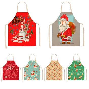 Parent-child Kitchen Apron Christmas Santa Claus Print Sleeveless Cotton Linen Aprons for Kids Men Women Home Cleaning Tools
Parent-child Kitchen Apron Christmas Santa Claus Print Sleeveless Cotton Linen Aprons for Kids Men Women Home Cleaning Tools