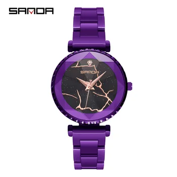 SANDA P236 Quartz Women Watch Casual Analog Montre Femme Watches Wristwatches Alloy Clock Cut Glass Relojes Para mujer zegarek
SANDA P236 Quartz Women Watch Casual Analog Montre Femme Watches Wristwatches Alloy Clock Cut Glass Relojes Para mujer zegarek