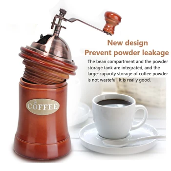 Hand-held Coffee Grinder Bean Compartment Large Capacity Manual Handmade Bean Burr Grinders Kitchen Tool
Hand-held Coffee Grinder Bean Compartment Large Capacity Manual Handmade Bean Burr Grinders Kitchen Tool
