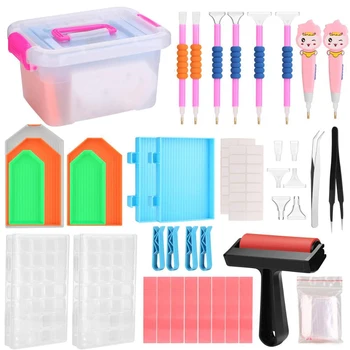 5D Diamond Painting Tools and Accessories Kits Roller pen Clay Tray stylo Diamond Embroidery kit Diamond Painting box
5D Diamond Painting Tools and Accessories Kits Roller pen Clay Tray stylo Diamond Embroidery kit Diamond Painting box