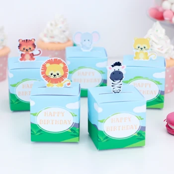Safari Decoration Animal Gift Boxes for Candy Goodies Jungle Birthday Party Gift Boxes for Candy Treat Box Happy Favor Baby
Safari Decoration Animal Gift Boxes for Candy Goodies Jungle Birthday Party Gift Boxes for Candy Treat Box Happy Favor Baby