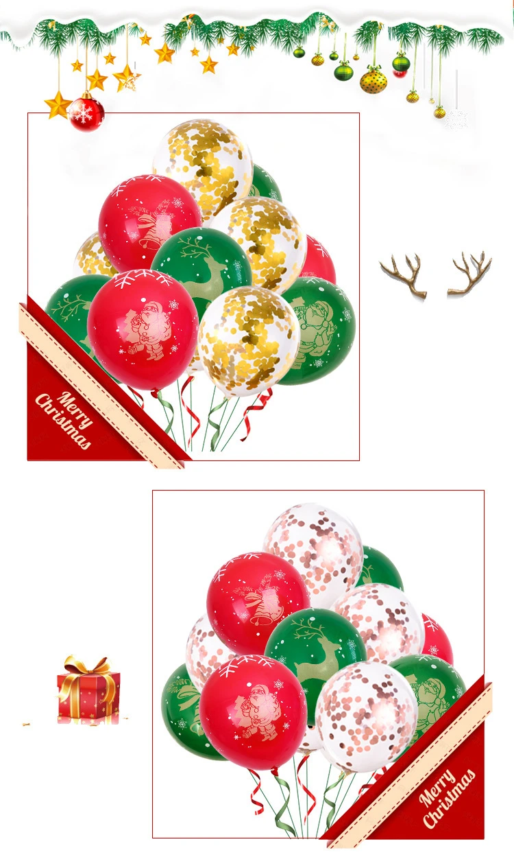 Pegatinas más grueso Navidad Letras//Navidad ocasionales Oro Plata O Verde