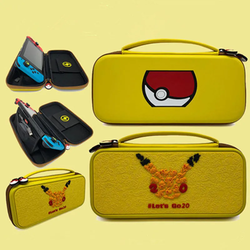 Nintend switch Bikachu Handle bag Eva silicone Protective Case with Gift box Packing for Nintendo Switch Console Travel
Nintend switch Bikachu Handle bag Eva silicone Protective Case with Gift box Packing for Nintendo Switch Console Travel