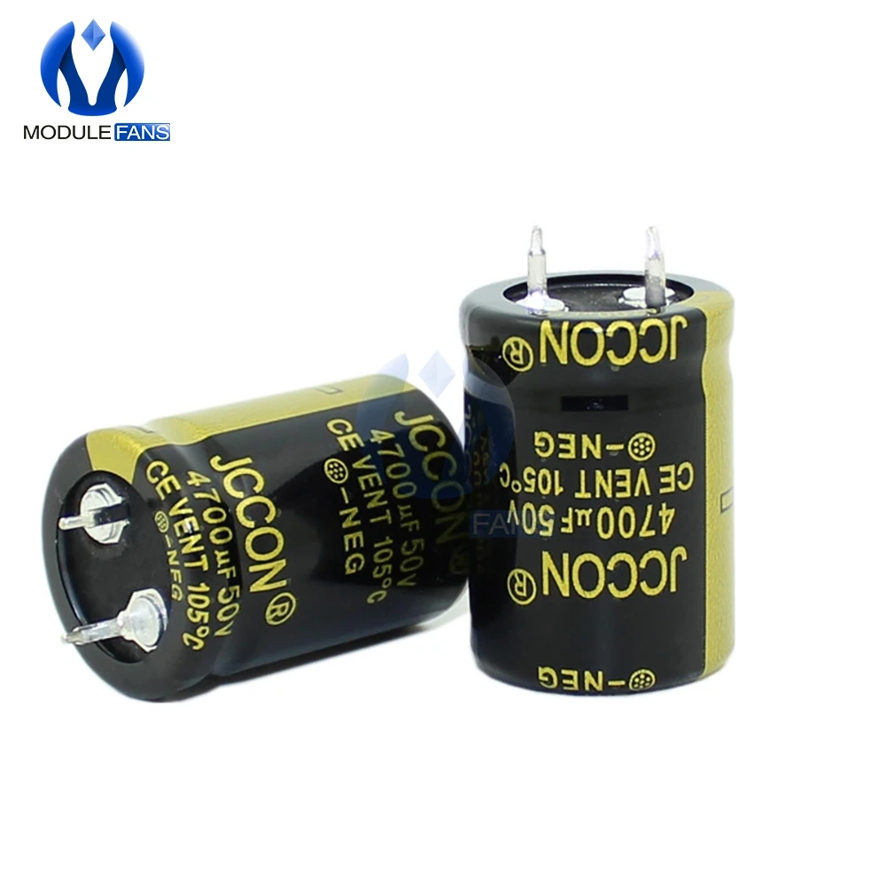 Aluminum Electrolytic Capacitor 30x22mm High Frequency Low ESR 50V4700uF 30*22mm 2 Pin Capacitor 50V 4700uF
Aluminum Electrolytic Capacitor 30x22mm High Frequency Low ESR 50V4700uF 30*22mm 2 Pin Capacitor 50V 4700uF
