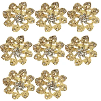 8 Pack FlowerNapkin Rings,Delicate Alloy Napkin Holder Ring Buckles perfect Table Setting Decor for Thanksgiving,Christmas,Weddi
8 Pack FlowerNapkin Rings,Delicate Alloy Napkin Holder Ring Buckles perfect Table Setting Decor for Thanksgiving,Christmas,Weddi