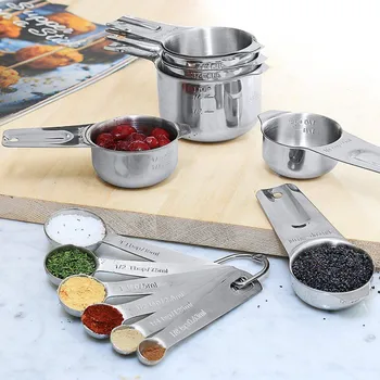 Household Measuring Cup Measuring Spoon Set Kitchen Condiment Measuring Tools scale Tools Sets A
Household Measuring Cup Measuring Spoon Set Kitchen Condiment Measuring Tools scale Tools Sets A