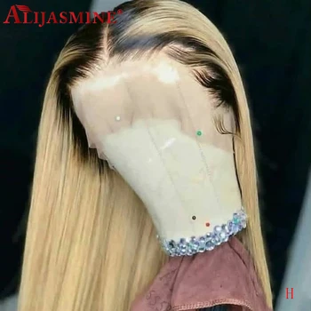 613 Blonde 13x6 Lace Front Human Hair Wigs For Black Women Brazilian Remy Ombre Colored #1B Blonde Lace Front Wig 130 Density 
613 Blonde 13x6 Lace Front Human Hair Wigs For Black Women Brazilian Remy Ombre Colored #1B Blonde Lace Front Wig 130 Density