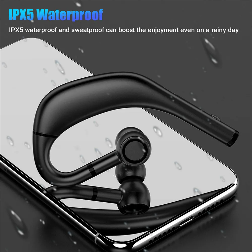 Wireless Bluetooth 5.0 Headset Stereo Earpiece Driving Trucker Earphone Earbuds business Sport Noise Cancelling
Wireless Bluetooth 5.0 Headset Stereo Earpiece Driving Trucker Earphone Earbuds business Sport Noise Cancelling