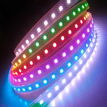 WS2813 IC DC 5V LED Strip RGB 5M 30/60 LEDs Smart Individually Addressable Pixel Black White PCB LED Strip Light(Upgrade WS2812)
WS2813 IC DC 5V LED Strip RGB 5M 30/60 LEDs Smart Individually Addressable Pixel Black White PCB LED Strip Light(Upgrade WS2812)