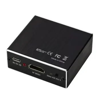 Compatible With HDMI 2.0 Audio Extractor 5.1 ARC HDMI Audio Extractor Splitter HDMI To Audio Extractor Optical SPDIF
Compatible With HDMI 2.0 Audio Extractor 5.1 ARC HDMI Audio Extractor Splitter HDMI To Audio Extractor Optical SPDIF