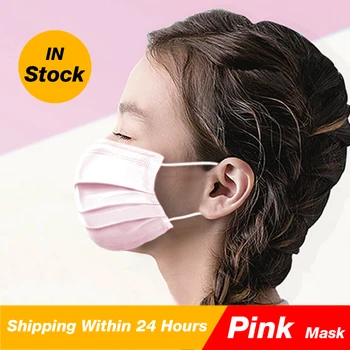 Pink Children Mask with 3 Layers Protection Child Pink face mask breathable earloop mask for kids Student girl mouth mask
Pink Children Mask with 3 Layers Protection Child Pink face mask breathable earloop mask for kids Student girl mouth mask