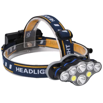 Powerful LED Headlight Headlamp 8LED T6 Head Lamp 8 Modes Flashlight Torch Head Light 18650 Battery for Outdoor Camping Fishing 
Powerful LED Headlight Headlamp 8LED T6 Head Lamp 8 Modes Flashlight Torch Head Light 18650 Battery for Outdoor Camping Fishing