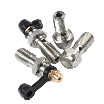 M10 x 1.25mm M10 x 1.0mm Universal Banjo Bolt Bleed Nipple Bleed Screw Brake Caliper Screw / Nipple For Motorcycle Brake Pump
M10 x 1.25mm M10 x 1.0mm Universal Banjo Bolt Bleed Nipple Bleed Screw Brake Caliper Screw / Nipple For Motorcycle Brake Pump