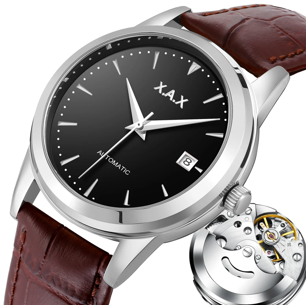 Automatic Self Wind Men Watch Stainless Steel Transparent Back Cover Case Water Proof Auto Watch Men
Automatic Self Wind Men Watch Stainless Steel Transparent Back Cover Case Water Proof Auto Watch Men