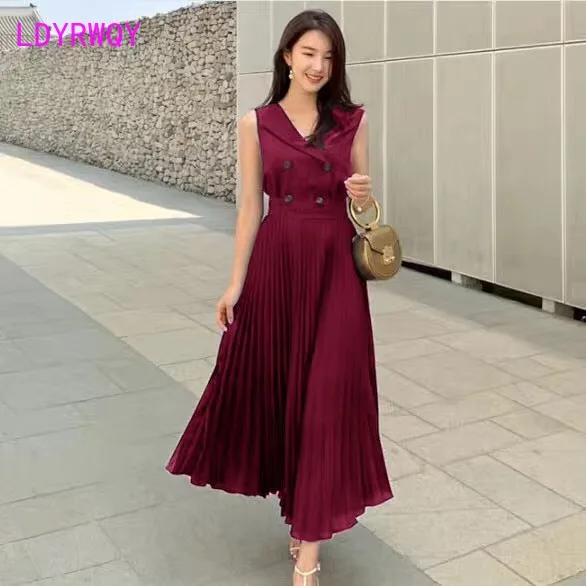 Waist slimming summer dress 2020 new female temperament retro sleeveless dress Knee-Length Office Lady Sheath
Waist slimming summer dress 2020 new female temperament retro sleeveless dress Knee-Length Office Lady Sheath