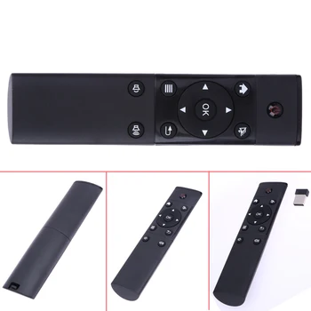 

Universal FM4 Wireless Remote Control 2.4GHz With USB Receiver Replacement For Computer TV Projector For Smart TV Black