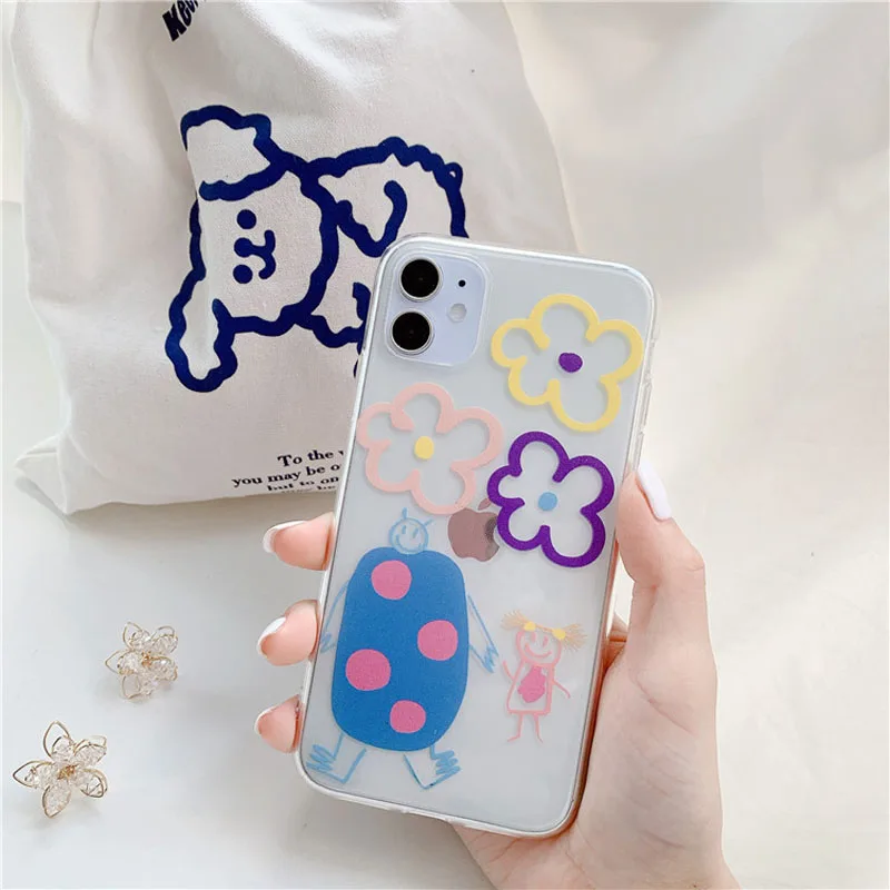 Cartoon Graffiti Flower Phone Case For iPhone 11 11Pro Max Soft Silicone Case For iPhone 8 7 Plus X XR XS Max Transparent Cover
Cartoon Graffiti Flower Phone Case For iPhone 11 11Pro Max Soft Silicone Case For iPhone 8 7 Plus X XR XS Max Transparent Cover