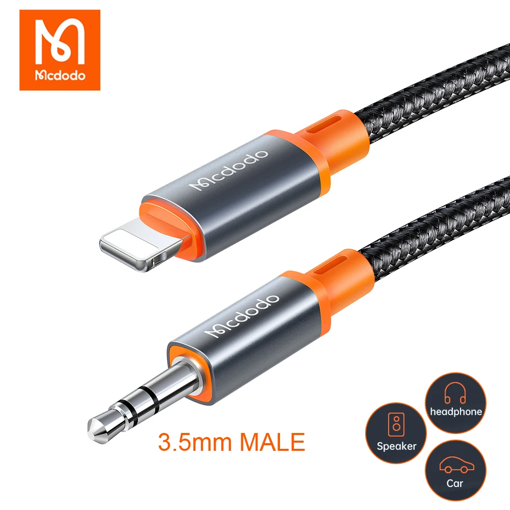 Mcdodo 3.5mm Jack To Lighting Microphone Adapter Car AUX Headphone Audio Converter For iPhone 13 11 12 Pro Max XS XR X 7 8 Plus
Mcdodo 3.5mm Jack To Lighting Microphone Adapter Car AUX Headphone Audio Converter For iPhone 13 11 12 Pro Max XS XR X 7 8 Plus