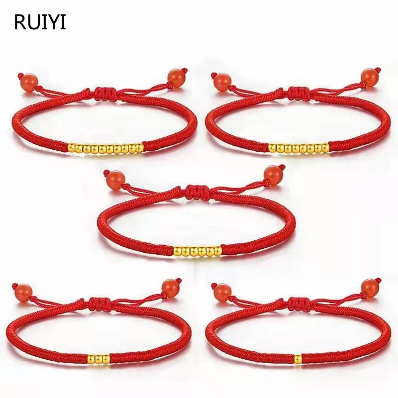 Браслет ручной работы RUIYI с шариком из натурального 24-каратного золота 999 пробы, Регулируемая Веревка на удачу для женщин и детей, Изящные Ювелирные изделия на день рождения
Браслет ручной работы RUIYI с шариком из натурального 24-каратного золота 999 пробы, Регулируемая Веревка на удачу для женщин и детей, Изящные Ювелирные изделия на день рождения