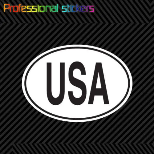 USA American Country Code Oval Sticker Decal Self Adhesive America United States Stickers for Motos, Cars, Laptops, PVC
USA American Country Code Oval Sticker Decal Self Adhesive America United States Stickers for Motos, Cars, Laptops, PVC