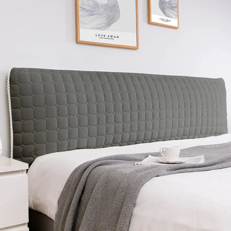 European Short Plush Quilted Bed Head Cover Soft Comfortable Headboard Cover Dust Proof Bed Head Back Protector Cover
European Short Plush Quilted Bed Head Cover Soft Comfortable Headboard Cover Dust Proof Bed Head Back Protector Cover