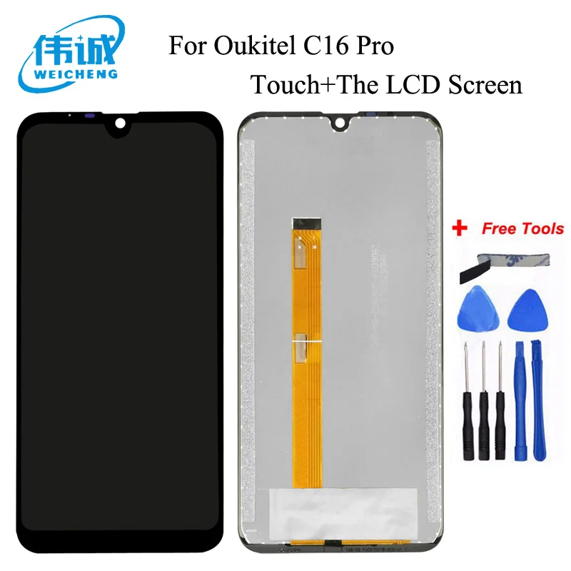WEICHENG Top Quality Replacement For 5.71 Inch Oukitel C16 Pro LCD Display and Touch Screen Digitizer Assembly +Free Tools
WEICHENG Top Quality Replacement For 5.71 Inch Oukitel C16 Pro LCD Display and Touch Screen Digitizer Assembly +Free Tools