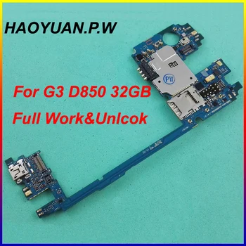 HAOYUAN.P.W Full Work Original Unlock Mainboard Motherboard flex Circuits Cable For LG G3 D850 32GB Android OS System
HAOYUAN.P.W Full Work Original Unlock Mainboard Motherboard flex Circuits Cable For LG G3 D850 32GB Android OS System
