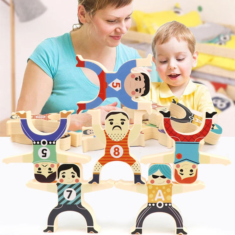 Children's Educational Wood Balance Building Blocks Toys Hercules Acrobatic Man Stacking High Blocks Early Education Toy For Kid
Children's Educational Wood Balance Building Blocks Toys Hercules Acrobatic Man Stacking High Blocks Early Education Toy For Kid