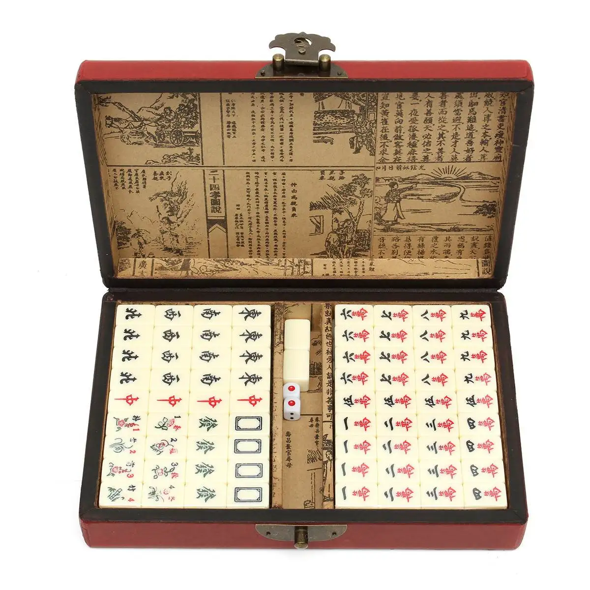 Mahjong Set Top Quality Card Games 144 Tiles Multi-color Portable Vintage Mahjong Rare Chinese Toy With Bamboo Box Party Gifts
Mahjong Set Top Quality Card Games 144 Tiles Multi-color Portable Vintage Mahjong Rare Chinese Toy With Bamboo Box Party Gifts