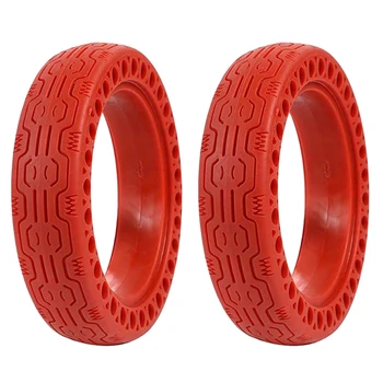 2Pcs 8.5 Inch Electric Scooter Durable Anti-Explosion Tire Tubeless Solid Tire for Xiaomi Mijia M365/Ninebot Red
2Pcs 8.5 Inch Electric Scooter Durable Anti-Explosion Tire Tubeless Solid Tire for Xiaomi Mijia M365/Ninebot Red
