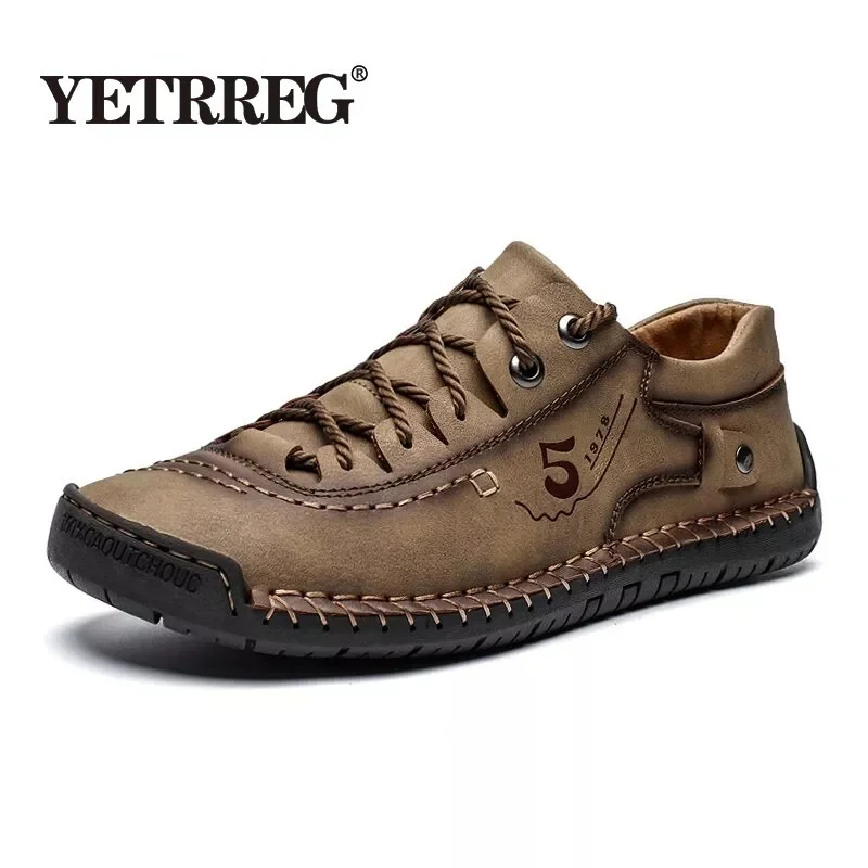 2020 New Spring Men's Shoes Lace-up Man Outdoor Casual Shoes Quality Split Leather Loafers Man Flats Shoes Moccasins Shoes
2020 New Spring Men's Shoes Lace-up Man Outdoor Casual Shoes Quality Split Leather Loafers Man Flats Shoes Moccasins Shoes