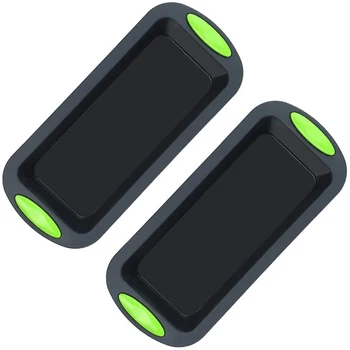 Silicone Bread and Loaf Pans, Non-Stick Silicone Bread Pan, Set of 2 Loaf Pans for Baking Bread, Bakeware Cake Molds
Silicone Bread and Loaf Pans, Non-Stick Silicone Bread Pan, Set of 2 Loaf Pans for Baking Bread, Bakeware Cake Molds