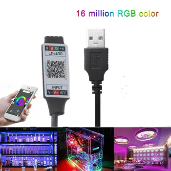 DC 5V 12V USB LED RGB controller Bluebooth 4.0 Music Timer remote wifi magic home for 3528 5050 RGB LED Strip light TV Backlight
DC 5V 12V USB LED RGB controller Bluebooth 4.0 Music Timer remote wifi magic home for 3528 5050 RGB LED Strip light TV Backlight