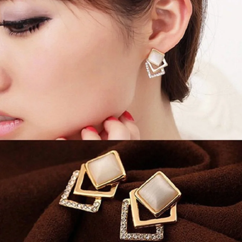 2019 Real Earing Pendientes Mujer Moda Han Edition Fashion Boutique Wholesale Opal Three-dimensional Personality Stud Earrings
2019 Real Earing Pendientes Mujer Moda Han Edition Fashion Boutique Wholesale Opal Three-dimensional Personality Stud Earrings