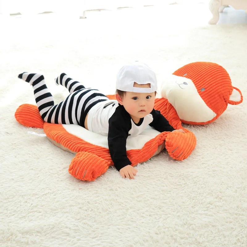 Plush Cute Cartoon Modeling Elephant Fox Baby Lounge Chair Baby Floor Mat Customizable-