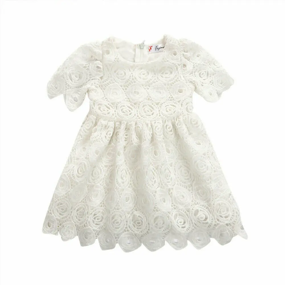 Baby Dresses Infant Baby Flower Girl Dress Princess Floral Lace Wedding Party Birthday Cotton Solid Short Sleeve Free Shipping Baby Dresses Infant Baby Flower Girl Dress Princess Floral Lace Wedding Party Birthday Cotton Solid Short Sleeve Free Shipping