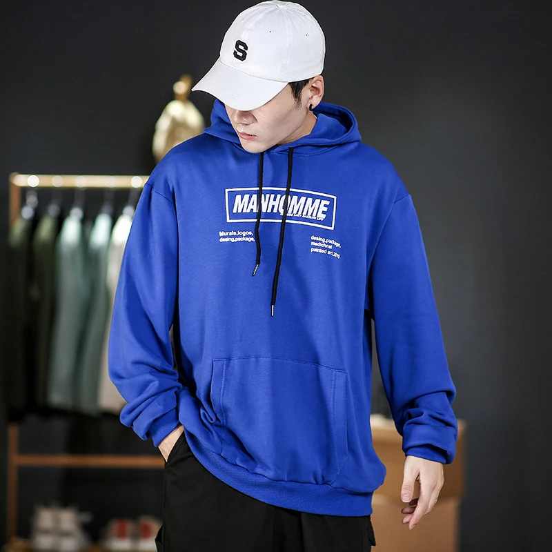 2019 Autumn And Winter Men's New Casual Solid Color Letter Printing Hooded Hoodies Loose Temperament Trend Cotton Polyester
2019 Autumn And Winter Men's New Casual Solid Color Letter Printing Hooded Hoodies Loose Temperament Trend Cotton Polyester