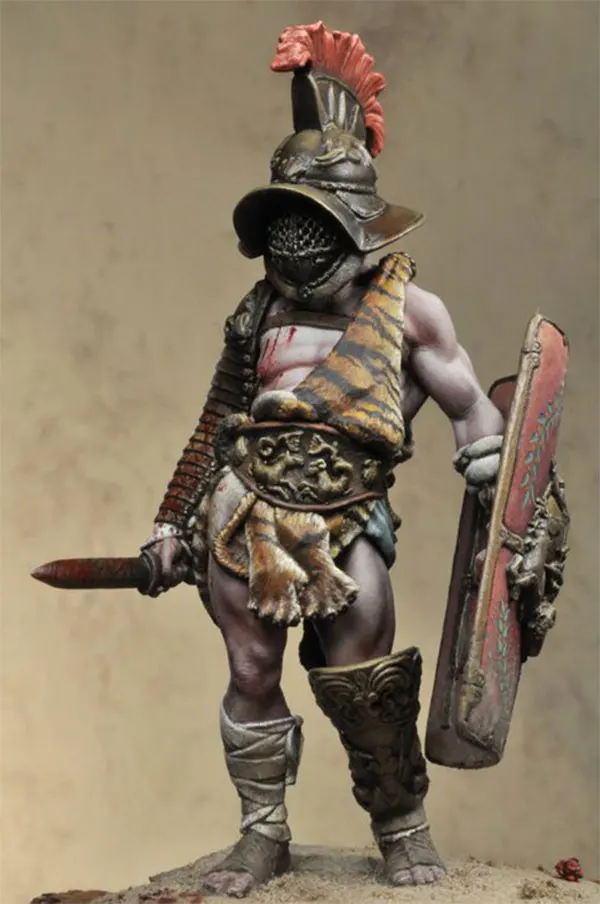 Simulation 1/24 Scale 75 mm Ancient Soldier Gladiator Miniatures Scene Modelling Unpainted Assembling Static Resin Model Kits
Simulation 1/24 Scale 75 mm Ancient Soldier Gladiator Miniatures Scene Modelling Unpainted Assembling Static Resin Model Kits