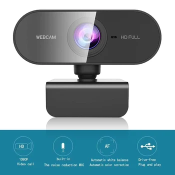 Widescreen Video Work Home Accessories 1080P HD USB Webcam Video Conference Live Streaming Web Camera with Microphone
Widescreen Video Work Home Accessories 1080P HD USB Webcam Video Conference Live Streaming Web Camera with Microphone