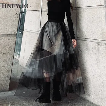2020 New Spring And Summer High Waist Mesh Multi-layer Ruffles Colorful A-line Long Halfbody Skirt V297
2020 New Spring And Summer High Waist Mesh Multi-layer Ruffles Colorful A-line Long Halfbody Skirt V297