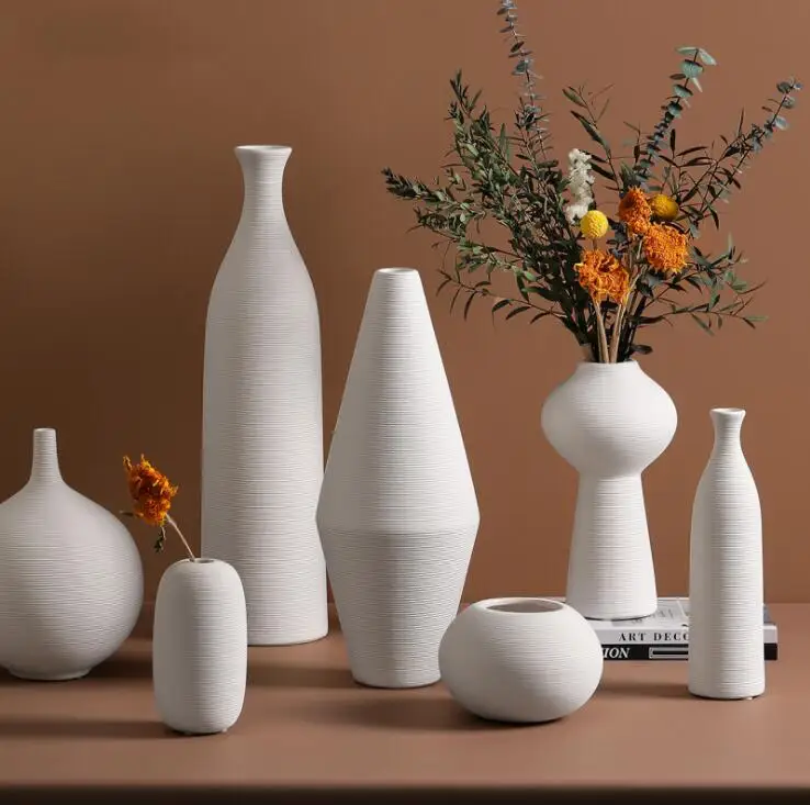 Modern Ceramic Vase Artificial Flower Arrangement Feng Shui Home room Desk Accessories Crafts Dining Table Ornaments Decoration
Modern Ceramic Vase Artificial Flower Arrangement Feng Shui Home room Desk Accessories Crafts Dining Table Ornaments Decoration