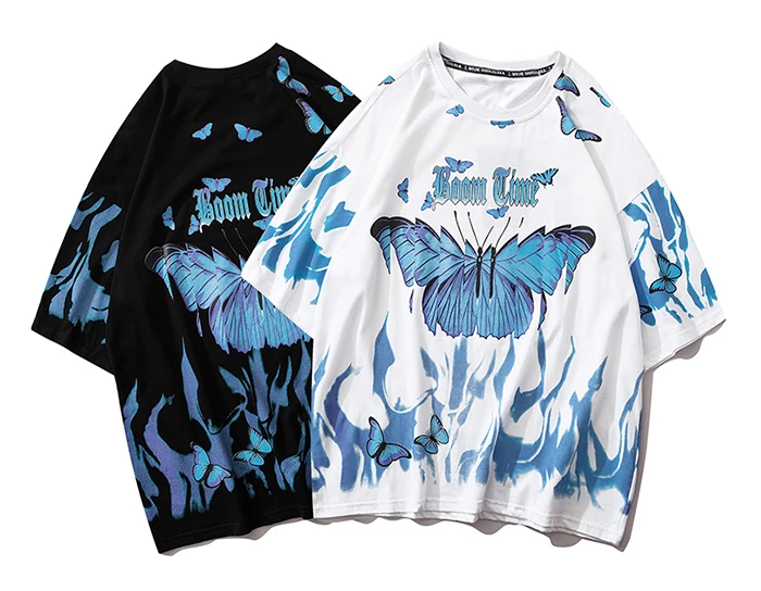 Blue butterfly tshirt Clearance