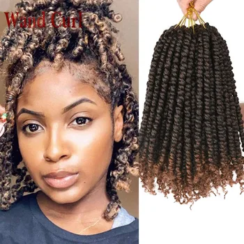 Wand Curl Pre-twisted Spring Twist Crochet Hair Curl End Senegalese Passion Twist Braids Hair Extensions For Women 16 Roots
Wand Curl Pre-twisted Spring Twist Crochet Hair Curl End Senegalese Passion Twist Braids Hair Extensions For Women 16 Roots