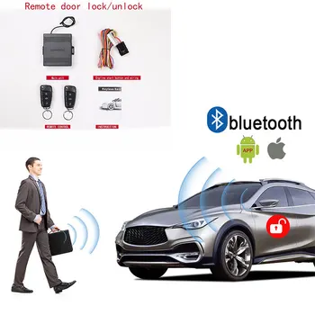 Universal Keyless Entry Car Alarm System Push APP Controls Passive Smart Key Central Locking/Unlock With 2Remote
Universal Keyless Entry Car Alarm System Push APP Controls Passive Smart Key Central Locking/Unlock With 2Remote